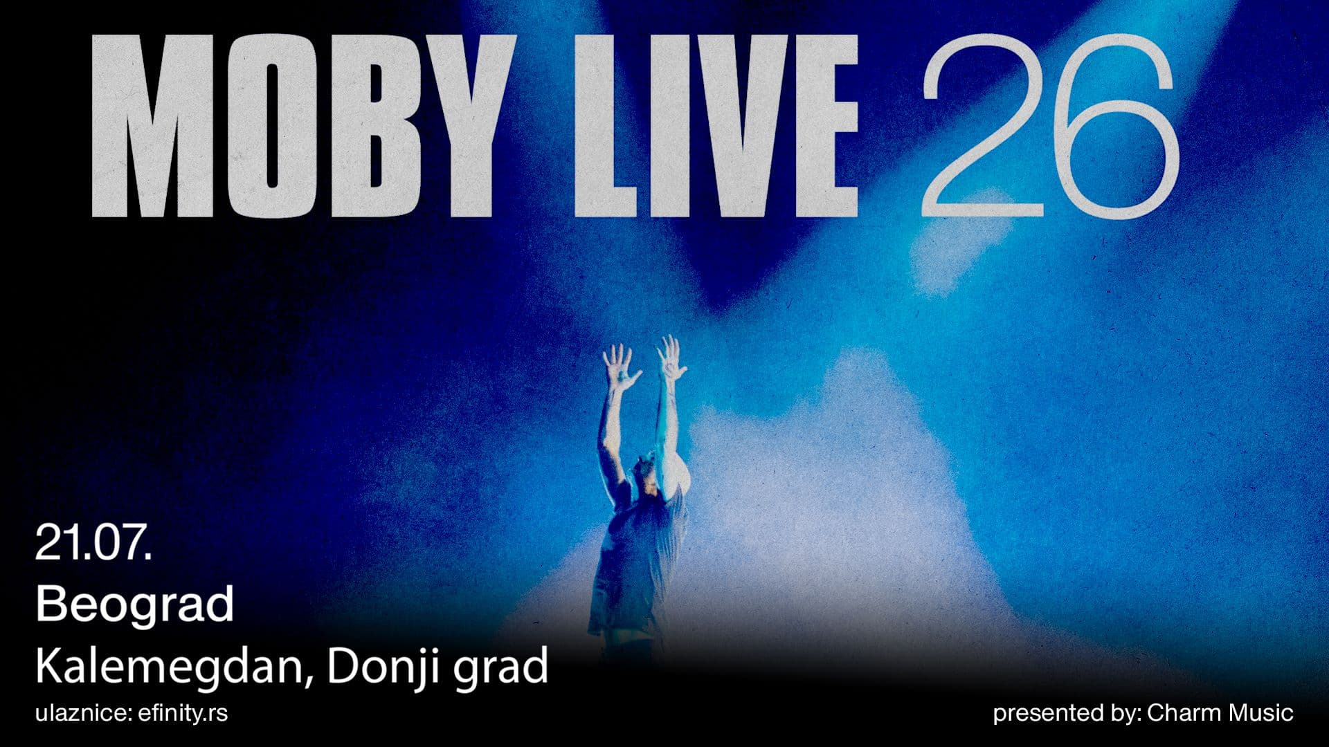 Ne propustite koncert ikone elektronske muzike: MOBY 21. jula na Kalemegdanu