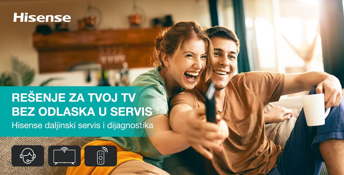 Hisense sada u Srbiji za televizore nudi i servis na daljinu