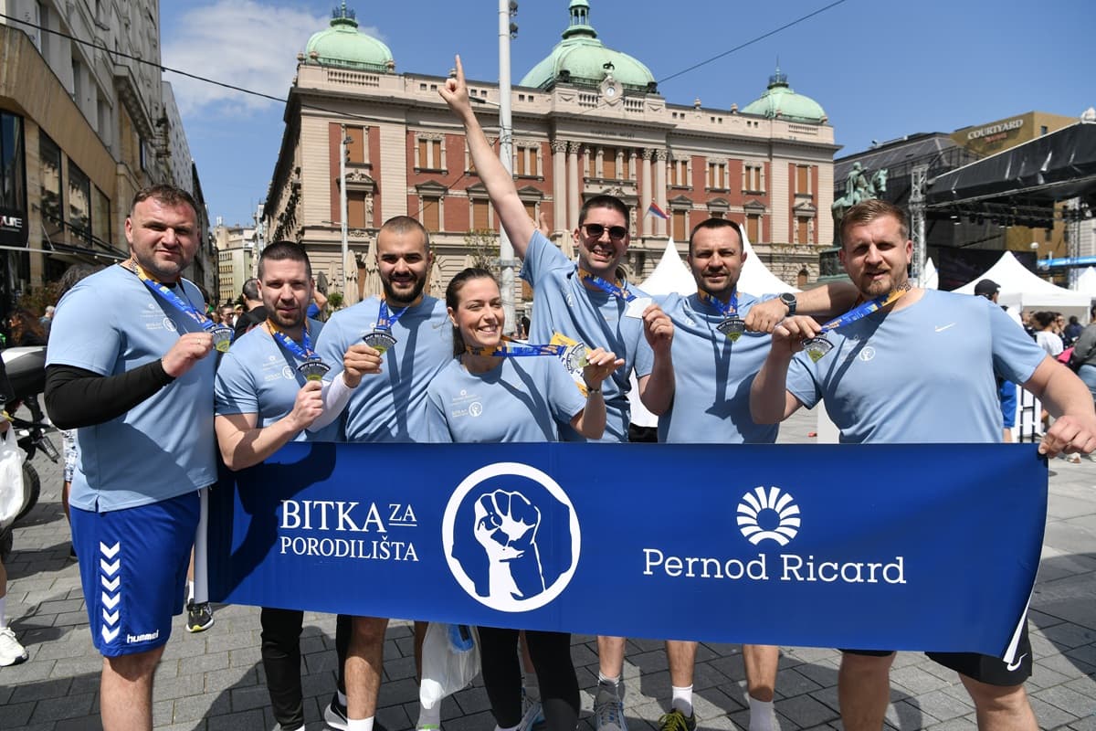 Kompanija Pernod Ricard obeležava deceniju podrške najmlađima učešćem u Beogradskom maratonu