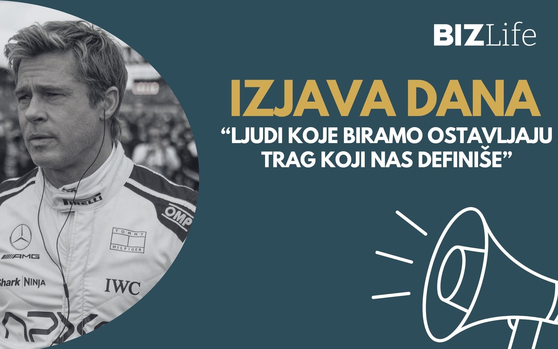 IZJAVA DANA: „Ljudi koje biramo ostavljaju trag koji nas definiše“