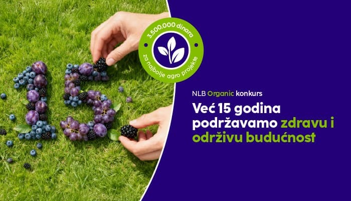 Otvoren jubilarni 15. NLB Organic konkurs: Veći nagradni fond i nova poljoprivredna kategorija