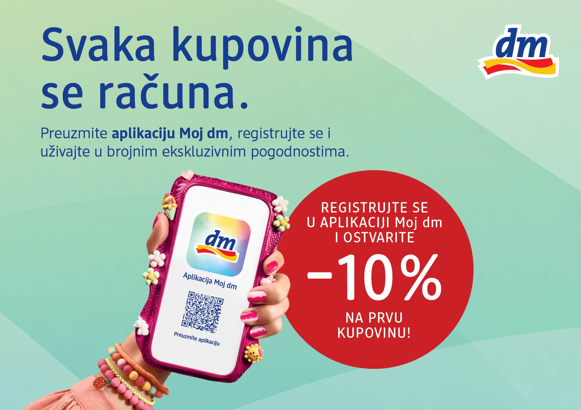 Svaka kupovina se računa: Otkrijte pogodnosti koje donosi aplikacija Moj dm