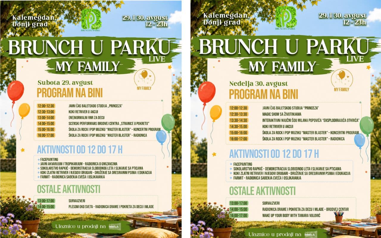 BRUNCH U PARKU nudi najveću avanturu za najmlađe ovog leta