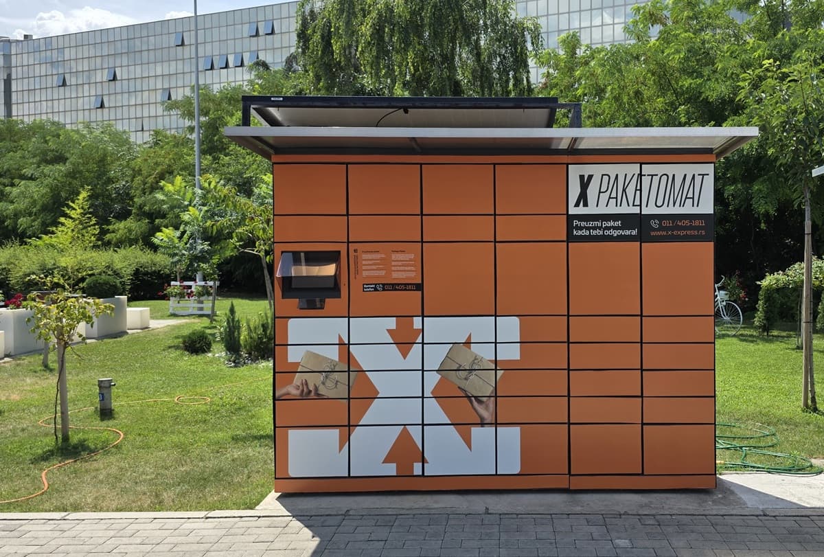 Х EXPRESS paketomati na benzinskim stanicama NIS-a
