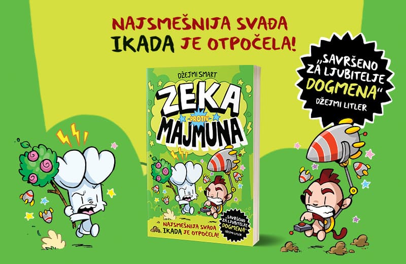 Svetski strip-hit koji deca obožavaju: „Zeka protiv majmuna“ konačno je stigao u Srbiju