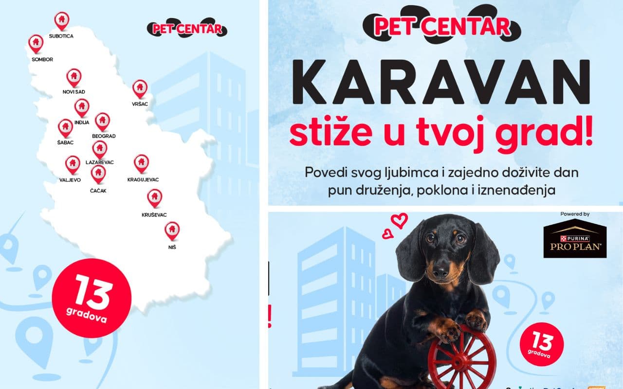 Pet centar Karavan stiže u 13 gradova Srbije: Kada prodavnica postane deo lokalne pet zajednice