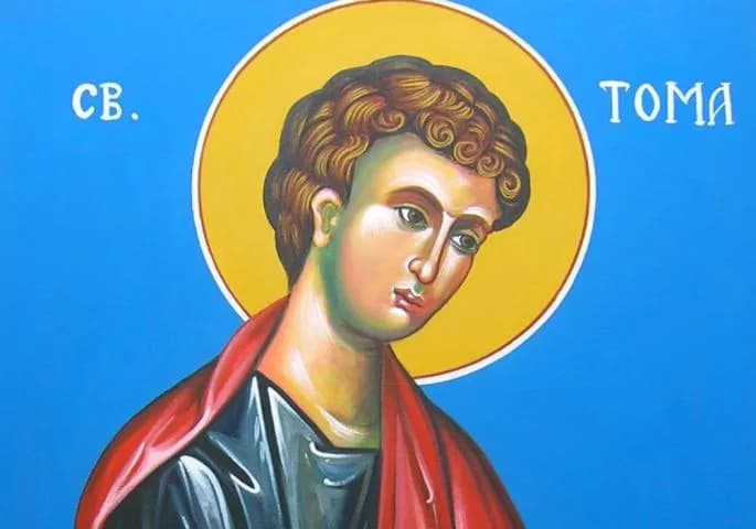 Srpska pravoslavna crkva i njeni vernici slave Svetog apostola Tomu - Tomindan