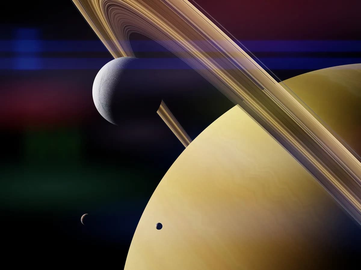 Saturn ponovo iznenadio naučnike – "Habl" otkrio džinovski desetougao na južnom polu