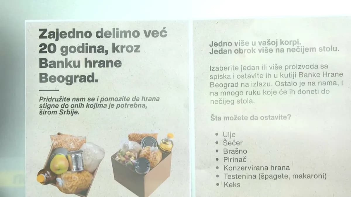 Banka hrane Beograd organizuje humanitarnu akciju: Kako da pomognemo?