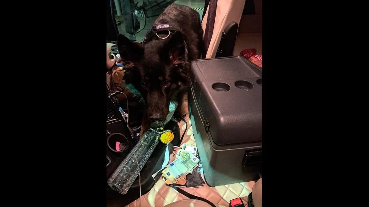 Pas Buli nanjušio neprijavljen novac u srpskom vozilu na Bajakovu - vozača "koštao" 2.000 evra