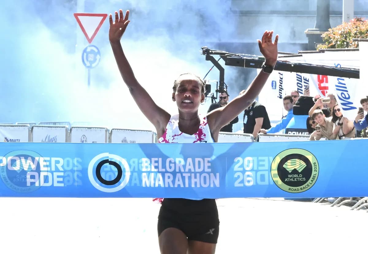 Ethiopians win Belgrade Marathon, new course record set
