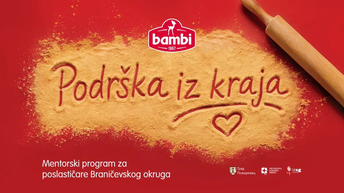 Kompanija Bambi pokreće program mentorstva i finansijske podrške za poslastičare Braničevskog okruga
