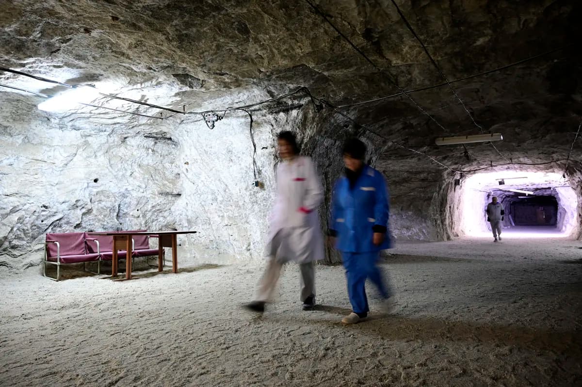 Speleoterapija i klinika za lečenje astme, smeštena 250 metara duboko u jermenskom rudniku soli