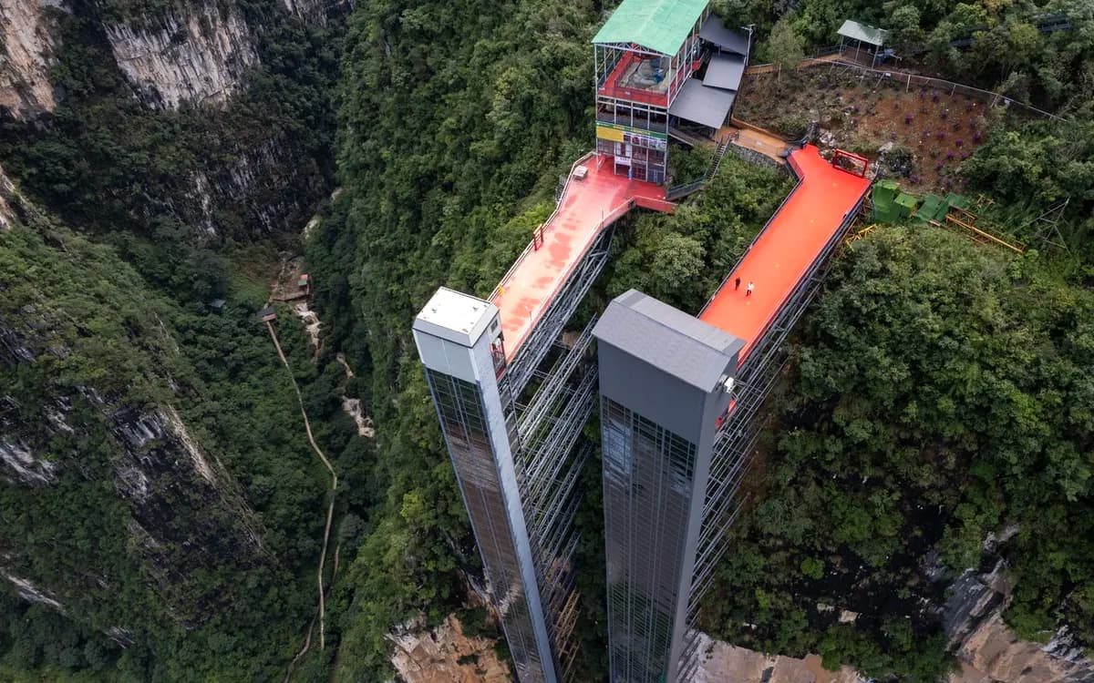 Neverovatni liftovi u kineskom selu: Put do škole nekada je trajao šest sati