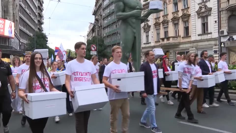 Srpska studentkinja pred Evropskim kongresom: "Naša zemlja je bila svedok talasa solidarnosti i hrabrosti"
