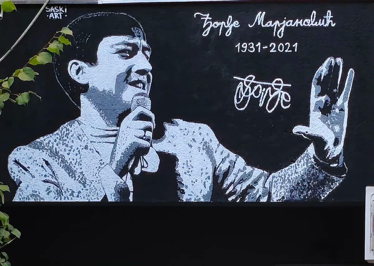 Beograd dobio mural posvećen Đorđu Marjanoviću