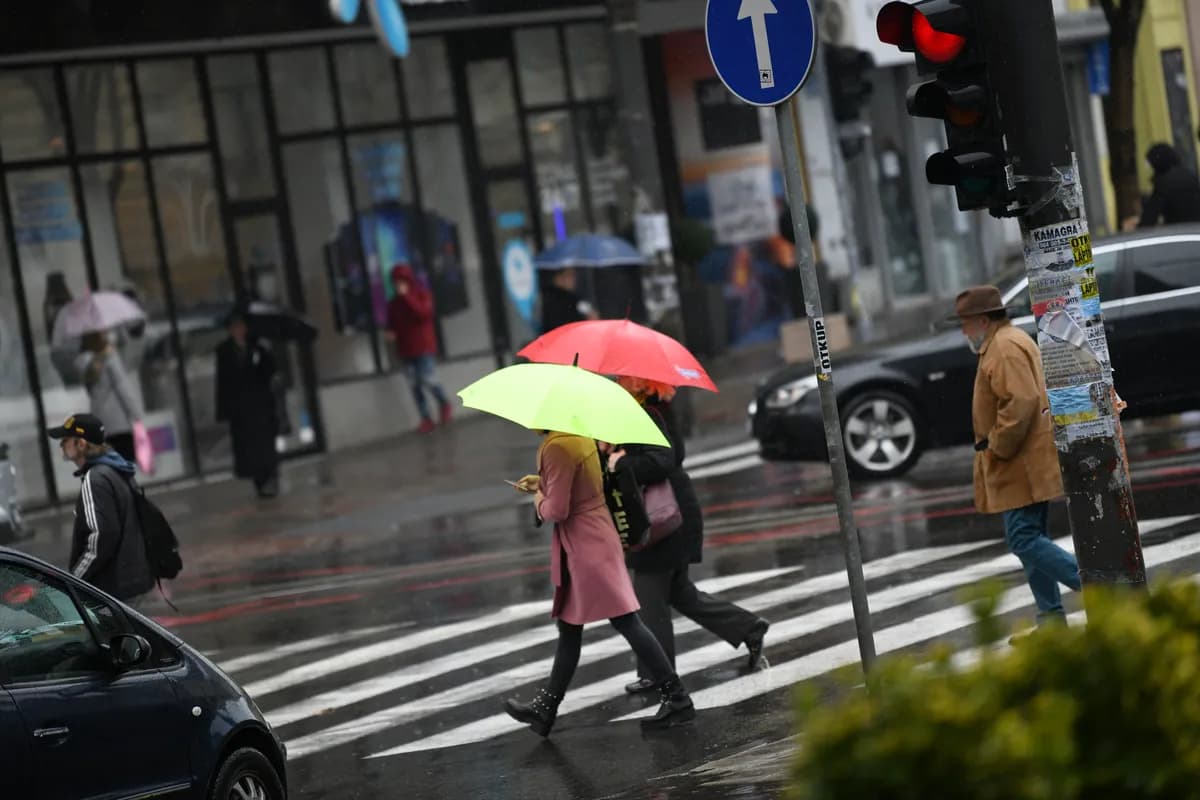 U Srbiji danas oblačno i hladnije, popodne kiša, temperatura do 21 stepen