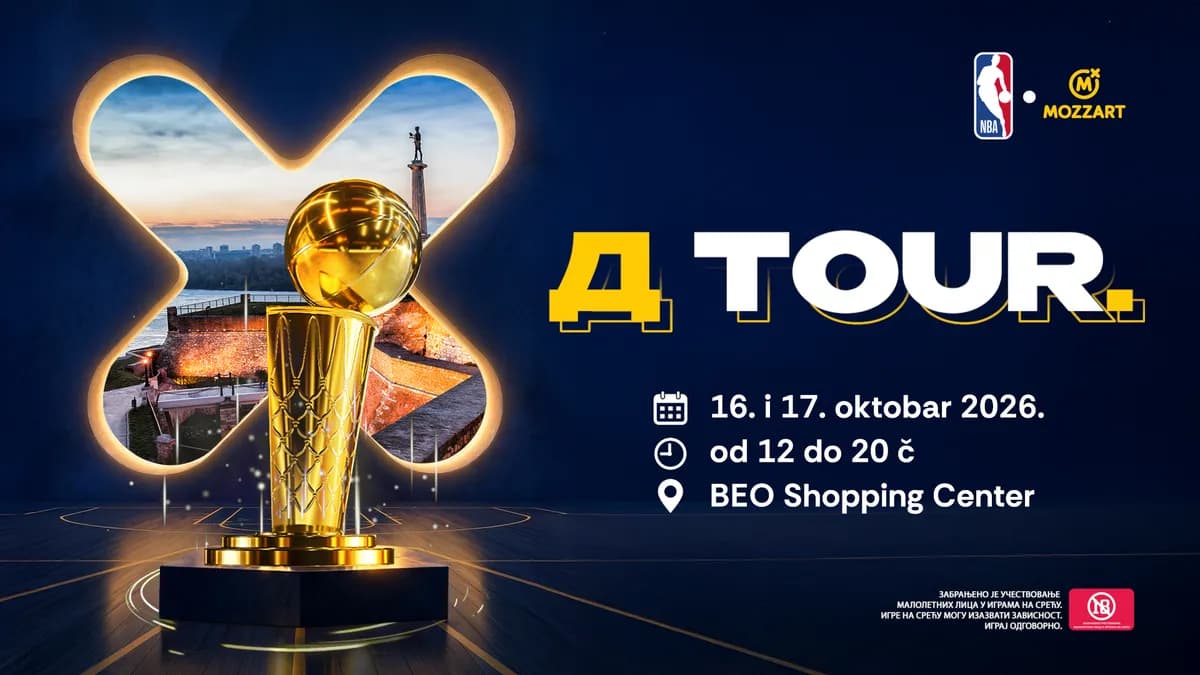 Trofej namenjen NBA šampionima stiže u Beograd