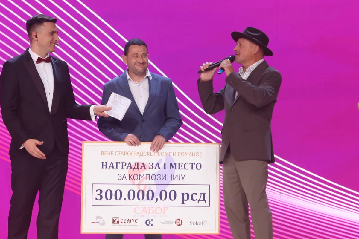 Mladen Jovičić Miško sa pesmom „Lenka“ pobedio na prvoj večeri festivala Sabor narodne muzike Srbije