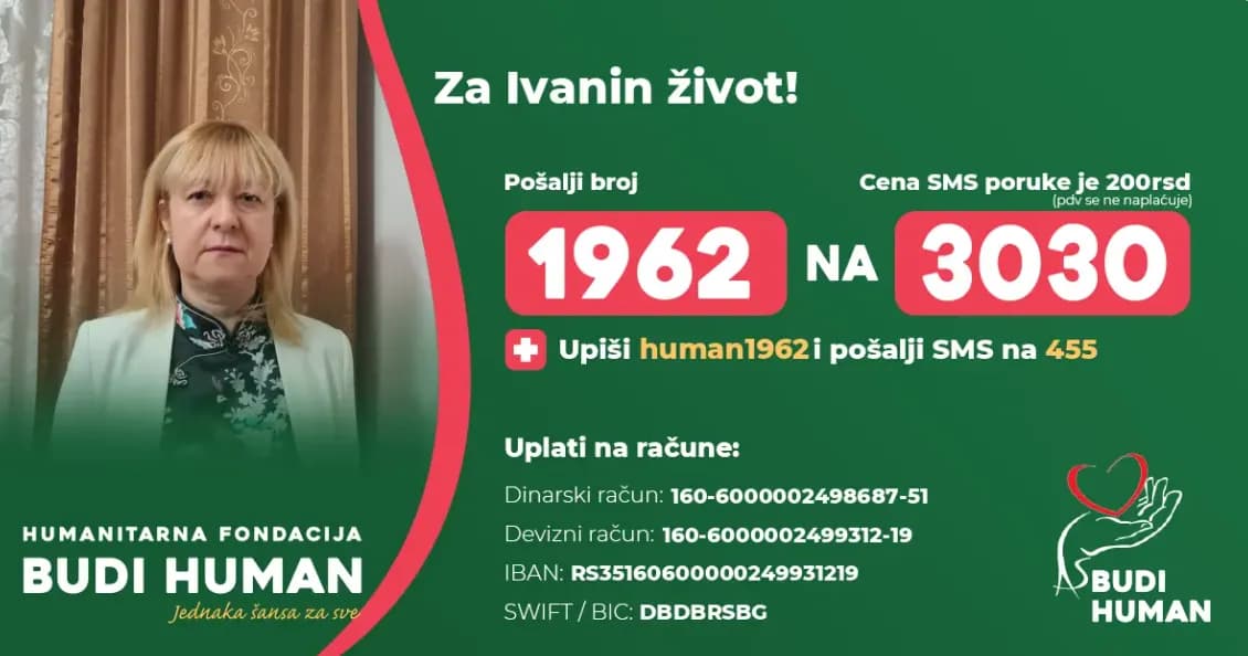 Pomozimo Ivani da pobedi: Njena borba traje još od mladosti