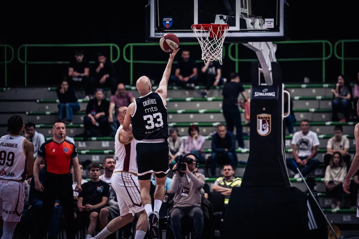 Partizan je u polufinalu ABA lige: Bosna zapretila, crno-beli uzvratili još jače