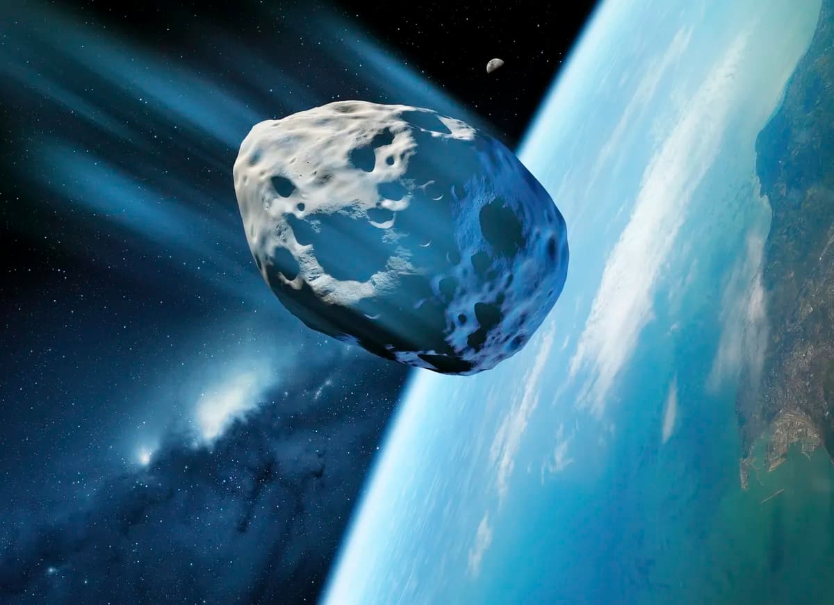 Asteroid veličine dva autobusa GSP-a snimljen kako ide ka Zemlji, a onda u ponedeljak kad se približio bilo je jasno šta će se desiti