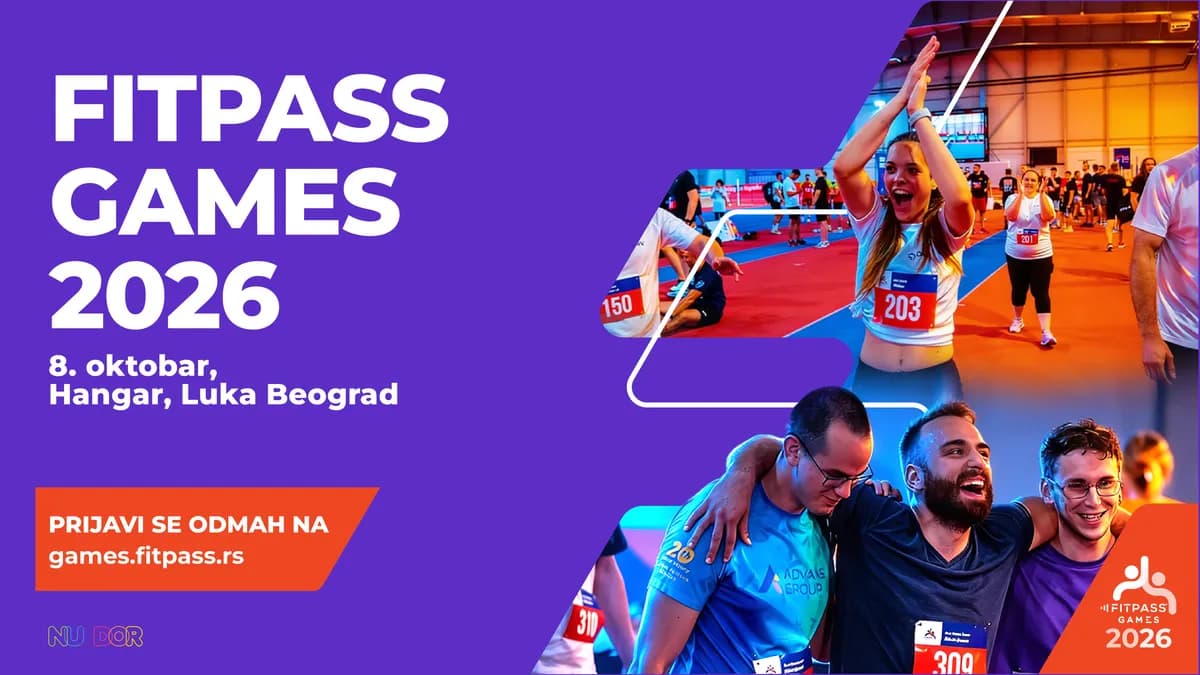 Fitpass Games 2026: Ponovo se okupljaju najveći timovi kompanija u Srbiji