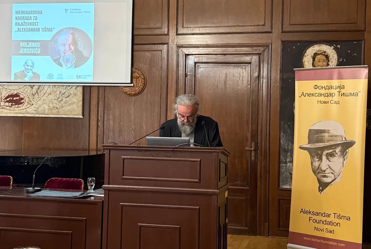 "Bio je moj veliki pisac. Hvala vam što ste me nagradili njegovim imenom": Miljenku Jergoviću uručena Nagrada "Aleksandar Tišma"