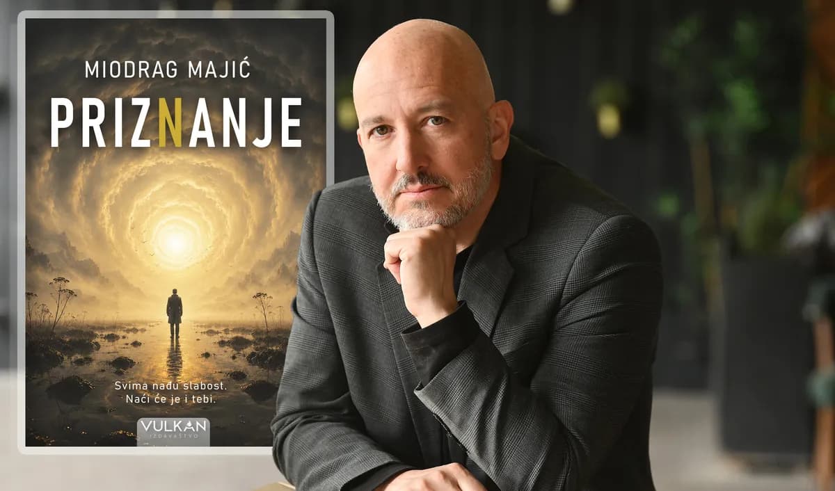 EKSKLUZIVNO Pročitajte odlomak iz novog romana Miodraga Majića "Priznanje"