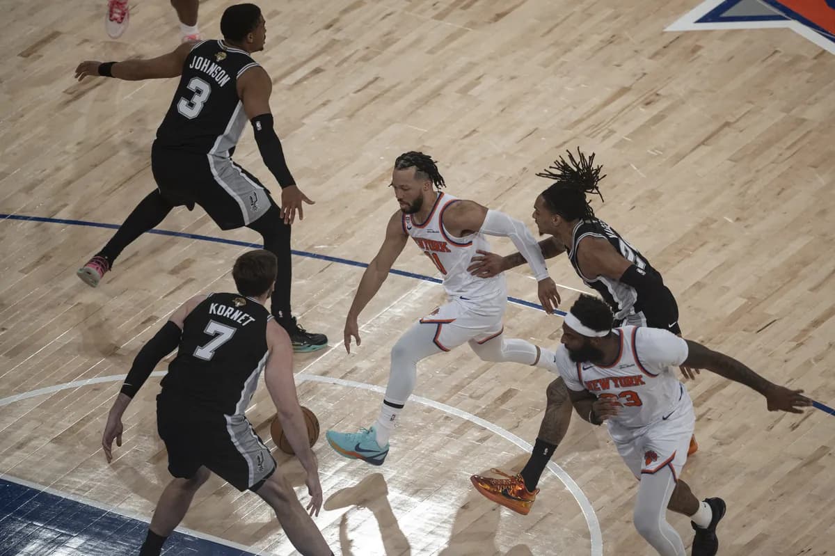 VIDEO Biće drame u finalu NBA, ovo se nije desilo skoro sedam godina: San Antonio srušio Nikse u Njujorku - Vembanjama dominirao