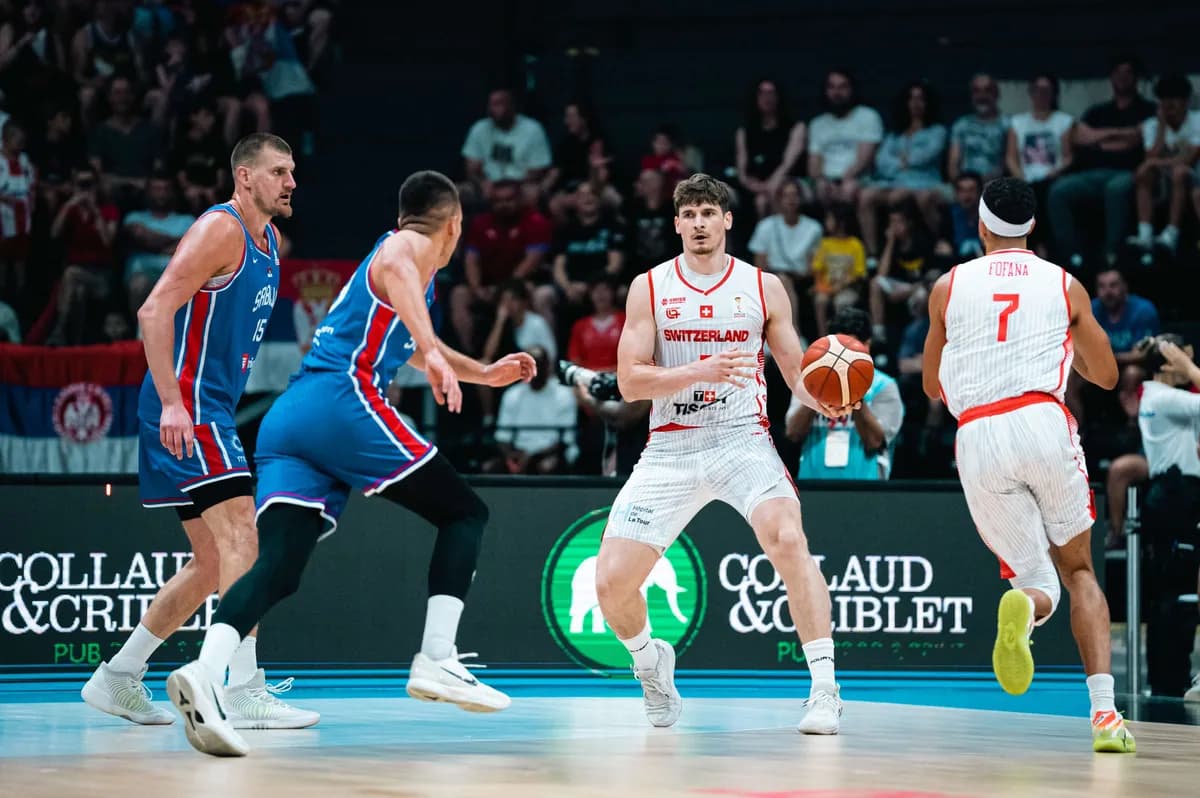 Srbija slomila Švajcarsku za korak ka Mundobasketu: Jokić i Jović nas vodili do bitne pobede, Marej gledao "orlove"