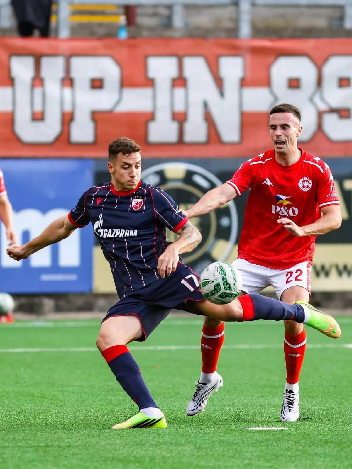 Silovit start Zvezde u kvalifikacijama za Ligu šampiona, crveno-beli blistali