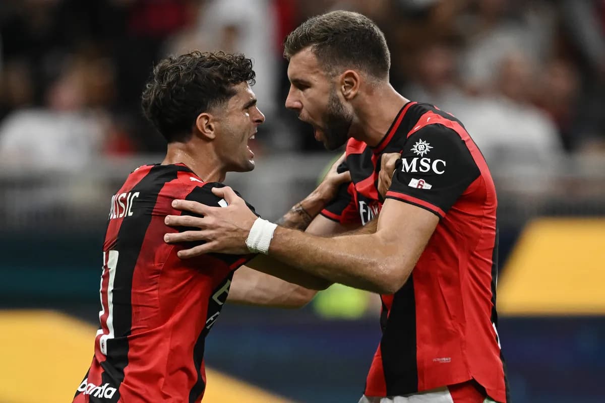 Pavlović asistirao, Pulišić pogađao, Milan ubedljiv protiv Lečea