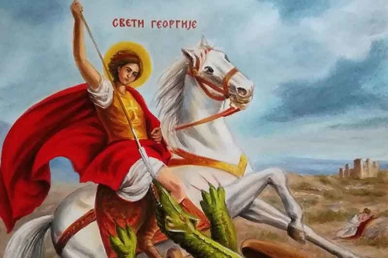 Srpska pravoslavna crkva slavi Svetog Georgija - Đurđevdan