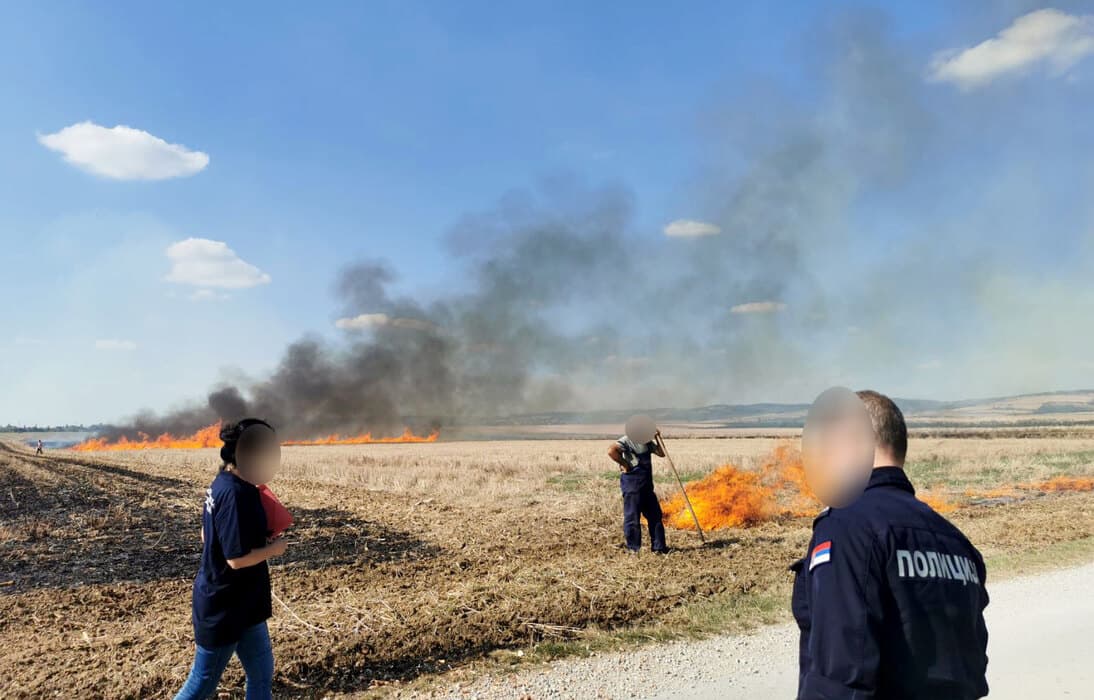 MUP apeluje na građane da budu odgovorni prilikom paljenja vatre na otvorenom