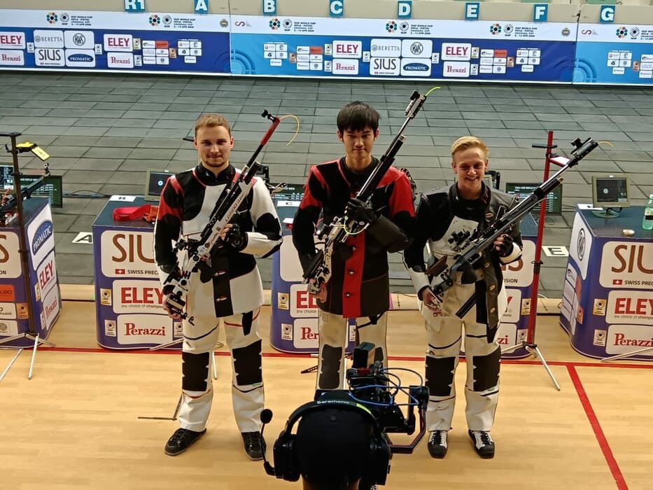 Aleksa Rakonjac osvojio srebrnu medalju u disciplini vazdušna puška na Svetskom kupu u Granadi