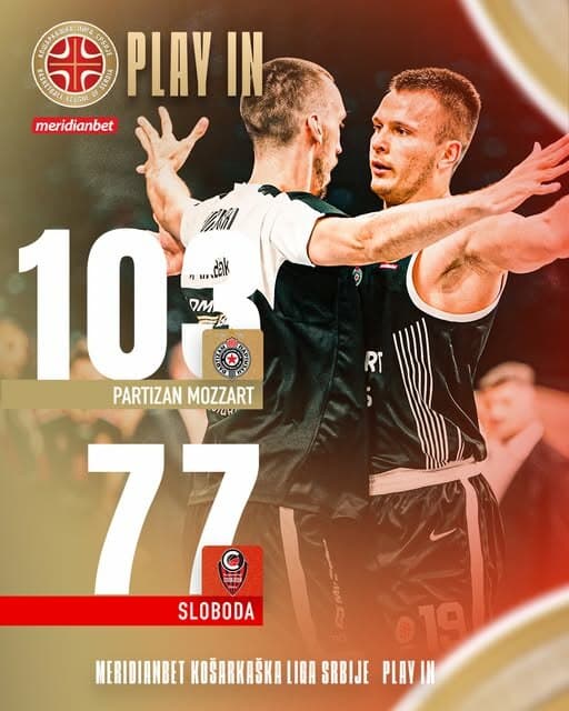 Partizan ubedljivo savladao Slobodu