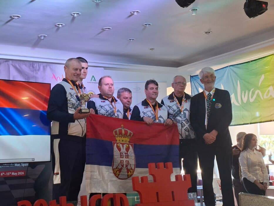Šahovska reprezentacija gluvih Srbije osvojila četiri medalje na Svetskom ekipnom prvenstvu