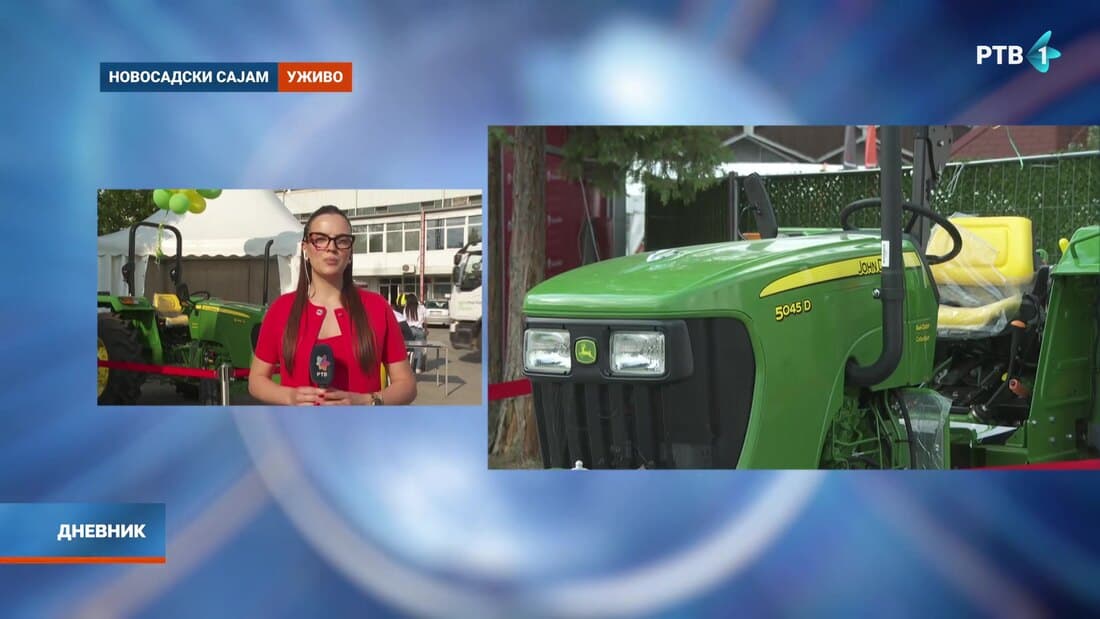 Želimir Živković iz Šida dobitnik nagrade „John Deere 5045D" na Novosadskom sajmu