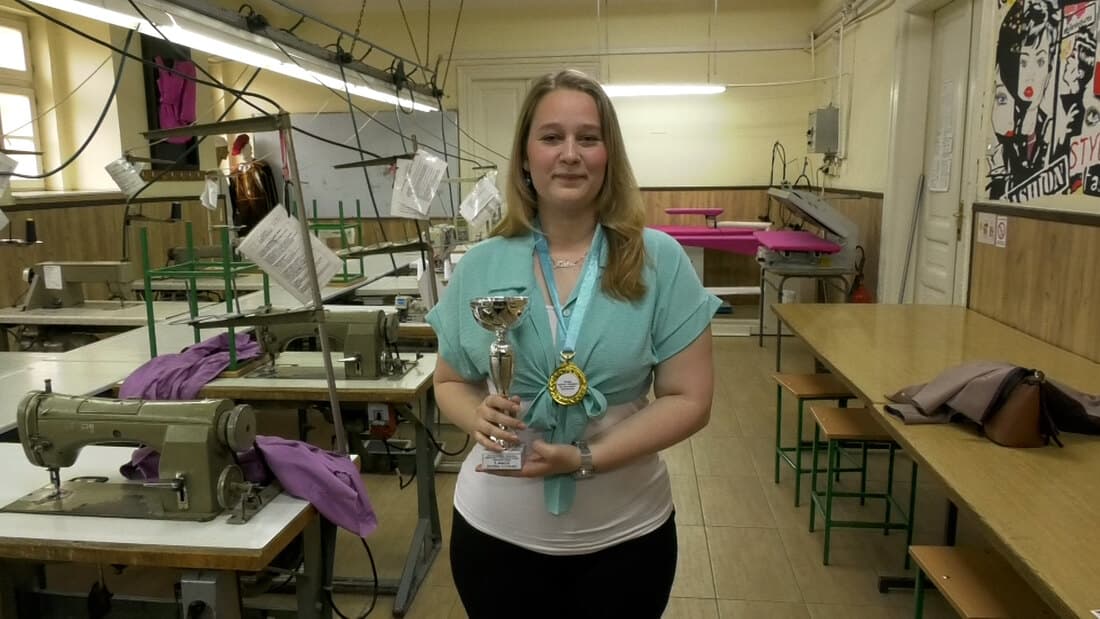 Kristina Pap iz Subotice prva na Republičkom takmičenju tekstilnih i kožarskih škola Srbije