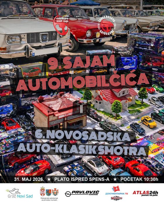 U nedelju Sajam automobilčića i Novosadska auto klasik trka