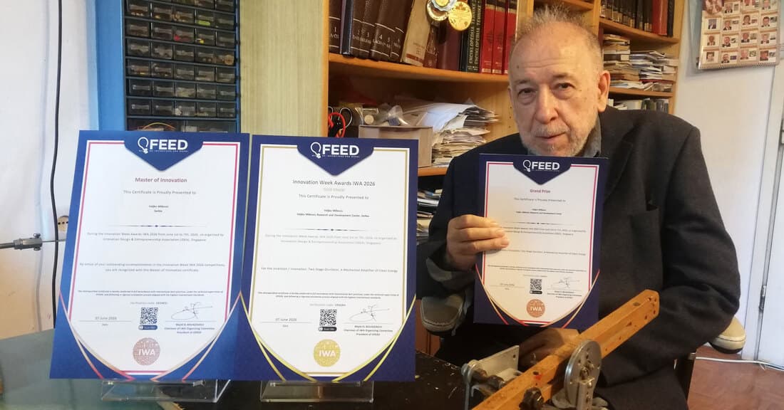 Svetski trijumf domaće nauke: Izum Veljka Milkovića proglašen za najbolji na svetu