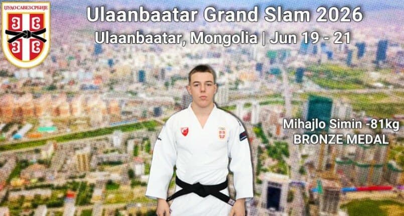 Mihajlo Simin osvojio bronzu na Gran Slemu u Mongoliji