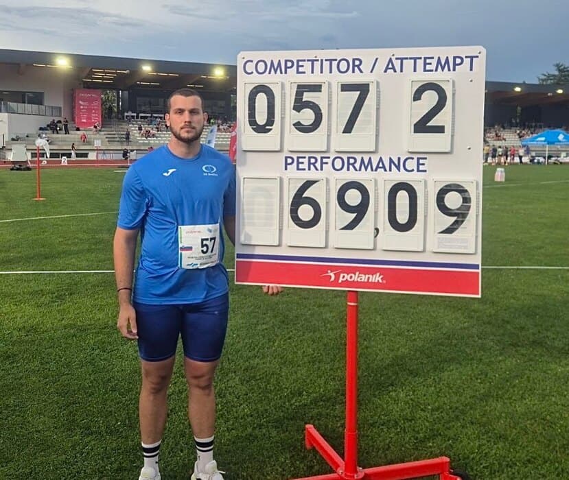 Srpski atletičar Jovan Stranić oborio nacionalni rekord u bacanju kladiva