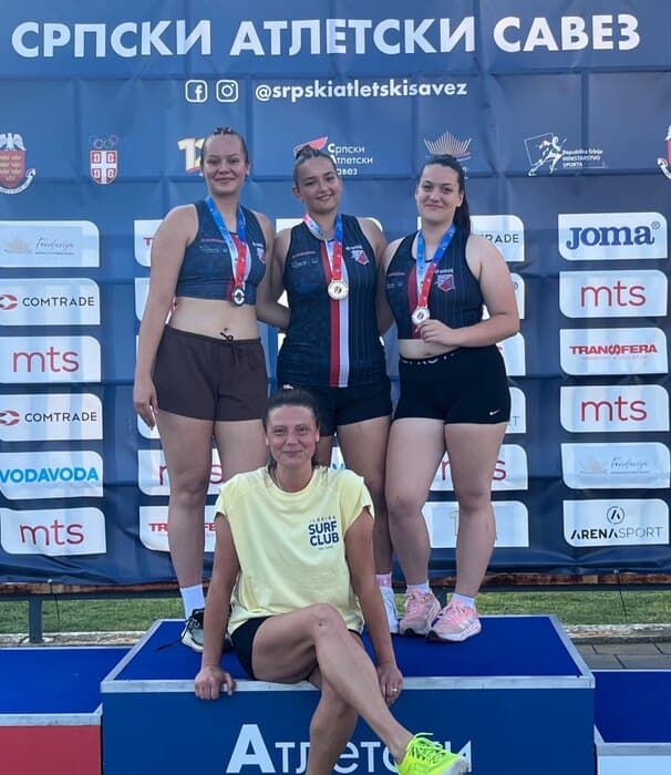 Izuzetni rezultati mladih atletičara Vojvodine na prvenstvu Srbije