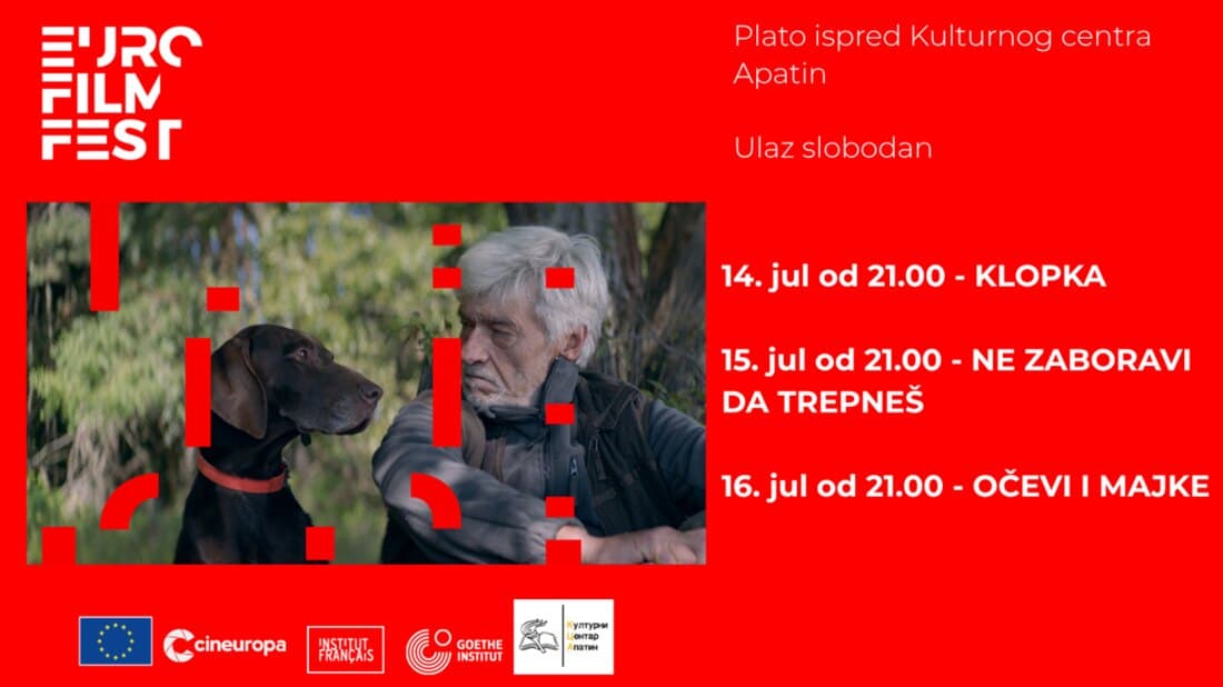 Evropski autorski filmovi stižu u Apatin: Tri večeri besplatnih projekcija pod vedrim nebom