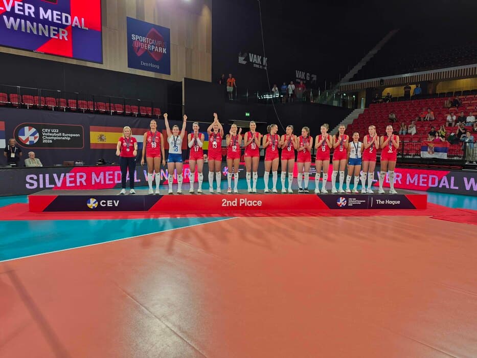 Mlade odbojkašice Srbije vicešampionke Evrope