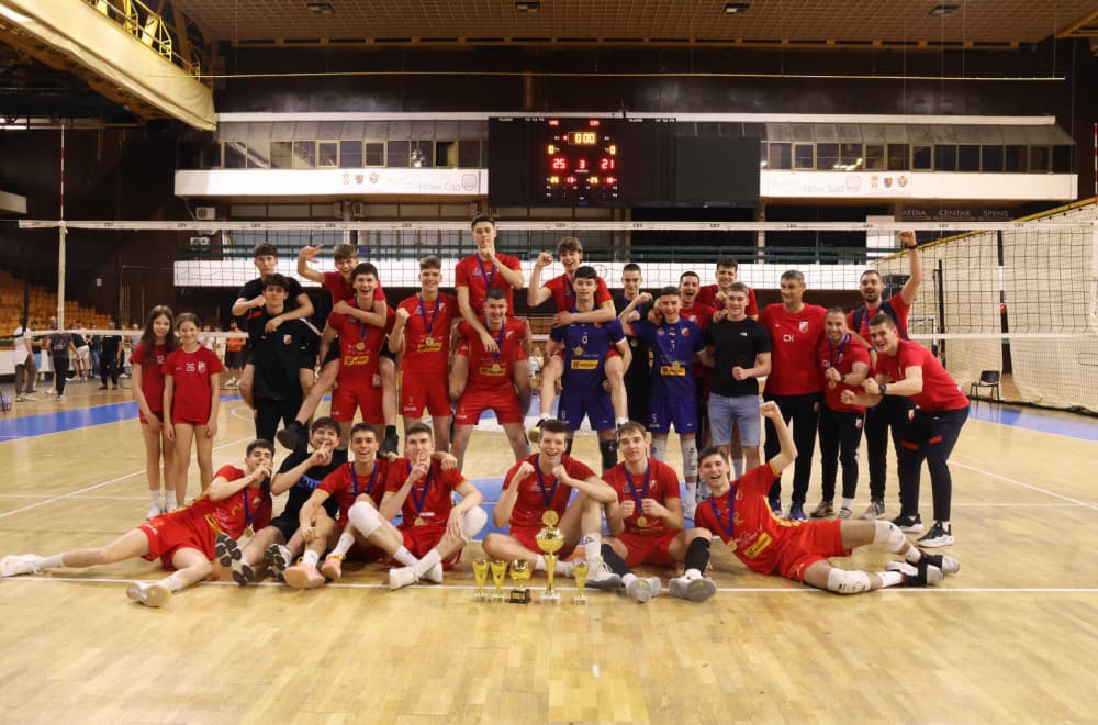 Juniori Vojvodine najbolji u Srbiji, Pavle je MVP
