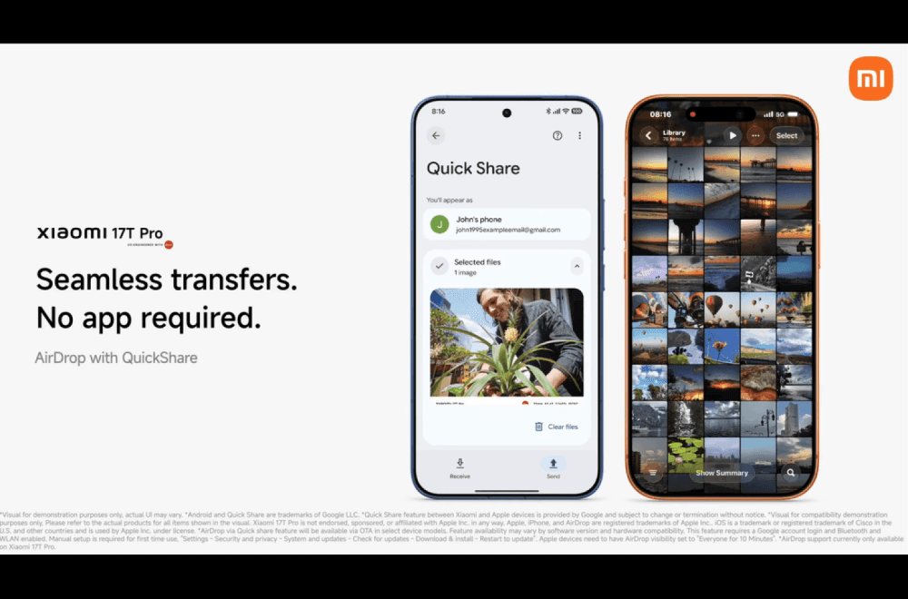 Xiaomi telefoni dobili AirDrop podršku