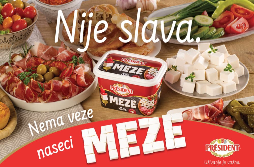 Novi President sir "Meze" – za sve spontane trenutke